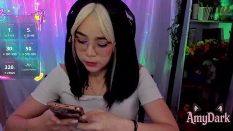 Snapshot of amydarkk chatting on 10.07.25 Amy online show from 10.07.25