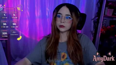 Snapshot of amydarkk chatting on 10.14.25 Amy online show from 10.14.25