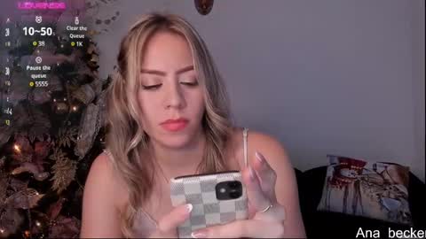Snapshot of ana_becker1 chatting on 12.30.24 Ana online show from 12.30.24