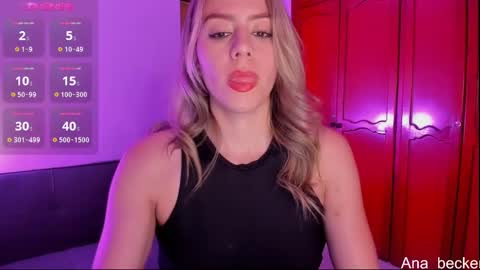 Snapshot of ana_becker1 chatting on 01.29.25 Ana online show from 01.29.25