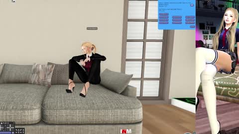 Snapshot of azzurrarayna chatting on 02.23.25 Azzurra Rayna online show from 02.23.25