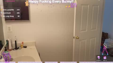 Snapshot of bunnycheekz chatting on 12.03.24 Tokki bunny online show from 12.03.24