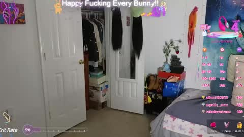 Snapshot of bunnycheekz chatting on 02.14.25 Tokki bunny online show from 02.14.25