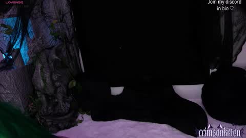 Snapshot of crimsonkitten chatting on 10.16.25 Crimson Kitten online show from 10.16.25