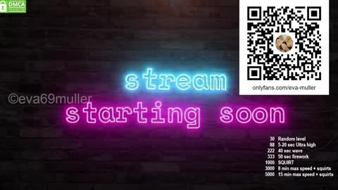 Snapshot of eva69muller chatting on 12.17.24 Eva  next show  8pm CEST AMST online show from 12.17.24