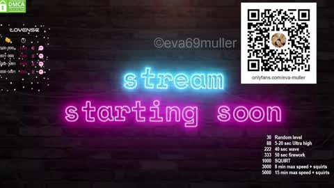 Snapshot of eva69muller chatting on 12.19.24 Eva  next show  8pm CEST AMST online show from 12.19.24
