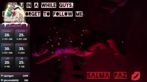 Snapshot of hairyandsexysalma chatting on 12.22.24 SALMA  online show from 12.22.24