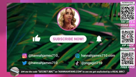 Snapshot of hannahjames710 chatting on 01.22.25 Hannah James online show from 01.22.25