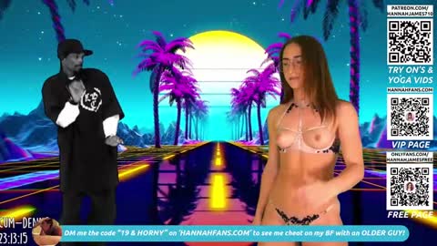 Snapshot of hannahjames710 chatting on 10.04.25 Hannah James online show from 10.04.25