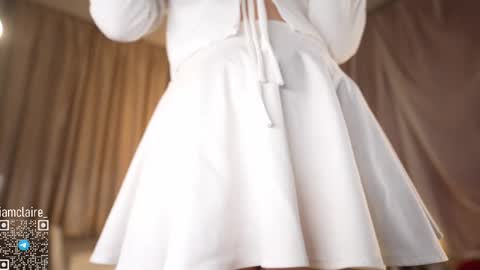 Snapshot of iamclaire_ chatting on 03.12.25 Claire online show from 03.12.25