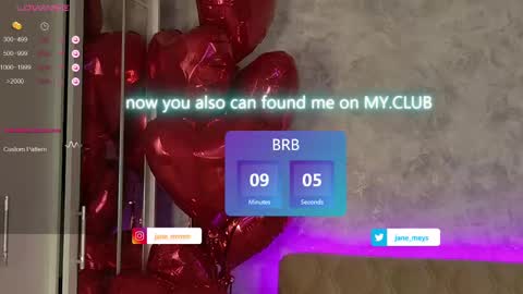 Snapshot of jane_meys chatting on 02.19.25 your kitty JANE roawww online show from 02.19.25