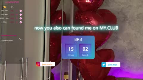 Snapshot of jane_meys chatting on 02.20.25 your kitty JANE roawww online show from 02.20.25