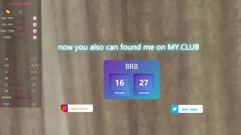 Snapshot of jane_meys chatting on 02.27.25 your kitty JANE roawww online show from 02.27.25