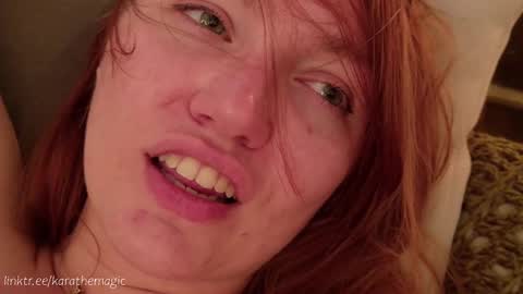 Snapshot of karathemagic chatting on 03.08.25 I am here around 5am GMT karathemagic online show from 03.08.25