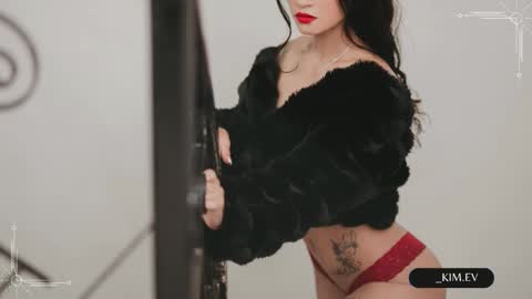 Snapshot of kim_ev chatting on 01.15.25 Kim online show from 01.15.25