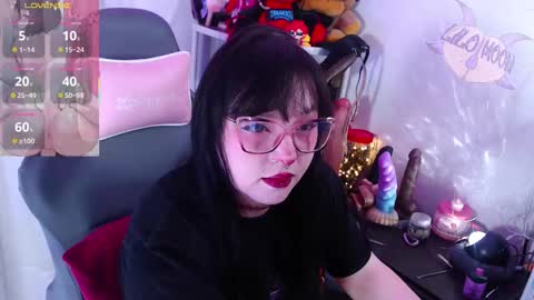 Snapshot of lilomoon69 chatting on 10.14.25 Lilo online show from 10.14.25