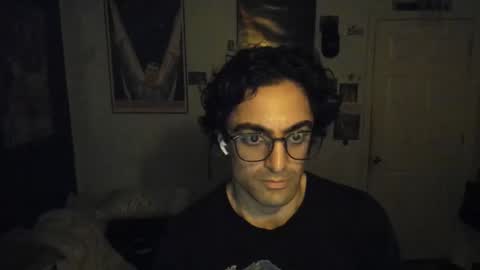 Snapshot of mechaf chatting on 10.31.25 Late Night Video Games Art online show from 10.31.25