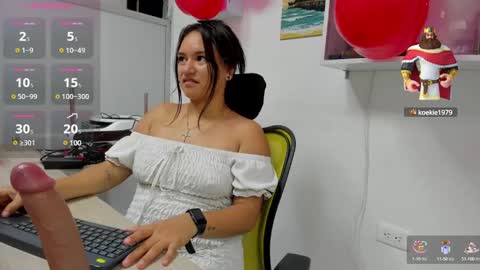 Snapshot of megan_xoxo1 chatting on 02.14.25 Megan online show from 02.14.25
