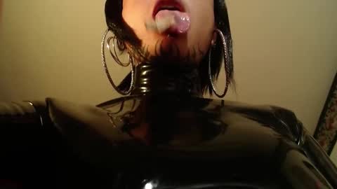 Snapshot of missanarky chatting on 10.21.25 Anarkitten online show from 10.21.25
