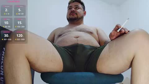 Snapshot of oso_gael chatting on 10.05.25 Bear Gael online show from 10.05.25