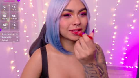 Snapshot of pandorabeker chatting on 02.07.25 online show from 02.07.25