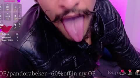 Snapshot of pandorabeker chatting on 02.19.25 online show from 02.19.25