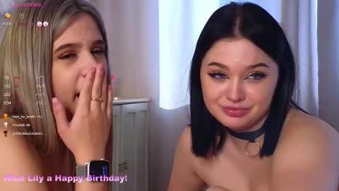 Snapshot of phyllisheart chatting on 02.25.25 Lora black and Lili blonde welcome you here online show from 02.25.25