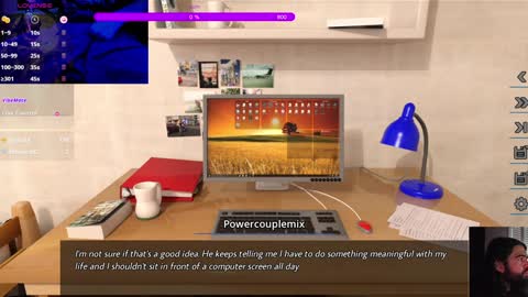 Snapshot of powercouplemix chatting on 02.03.25 Ravena Rozz online show from 02.03.25