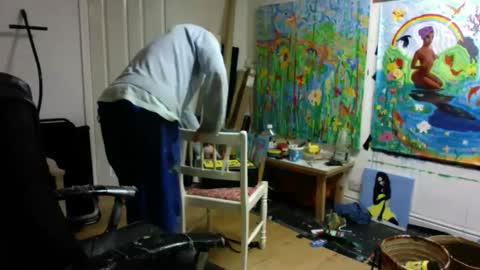 Snapshot of richardartist chatting on 01.05.25 Richard online show from 01.05.25