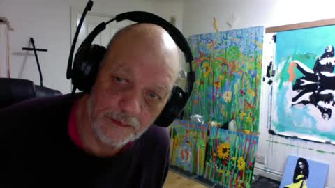 Snapshot of richardartist chatting on 01.15.25 Richard online show from 01.15.25