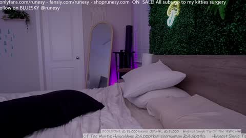 Snapshot of runesy chatting on 12.14.24 Lady online show from 12.14.24