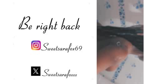 Snapshot of sweetsarafoxxx chatting on 09.18.25 Sara Sofia Libra online show from 09.18.25