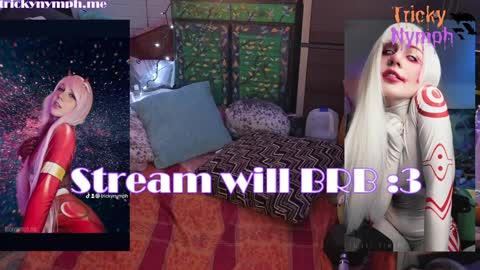 Snapshot of tricky_nymph chatting on 12.21.24 Cassie online show from 12.21.24