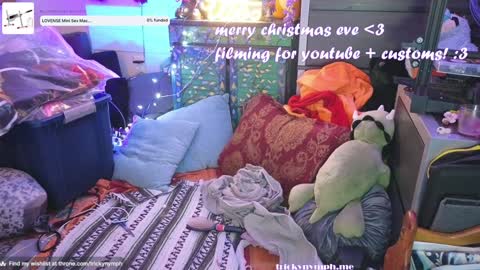 Snapshot of tricky_nymph chatting on 12.24.24 Cassie online show from 12.24.24