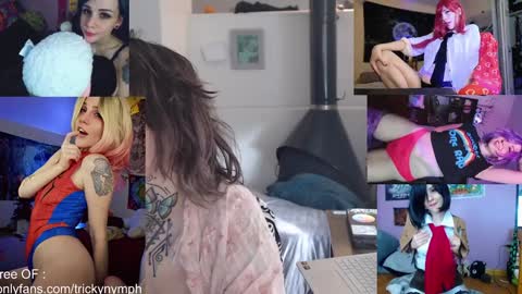 Snapshot of tricky_nymph chatting on 09.11.25 Cassie online show from 09.11.25