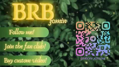 trickykitsune online show from 10.16.25