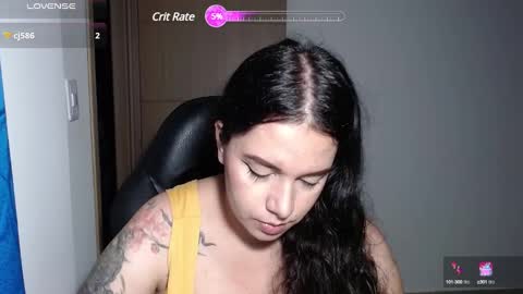 Snapshot of v_vennus chatting on 02.19.25 Vennus online show from 02.19.25