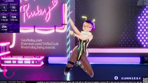 Snapshot of vexruby chatting on 01.03.25 Vex Ruby online show from 01.03.25