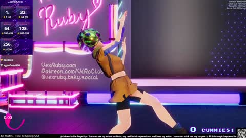 Snapshot of vexruby chatting on 01.11.25 Vex Ruby online show from 01.11.25