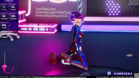 Snapshot of vexruby chatting on 01.18.25 Vex Ruby online show from 01.18.25