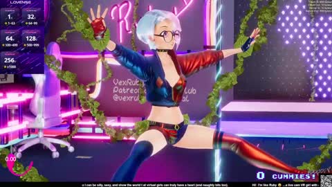 Snapshot of vexruby chatting on 02.01.25 Vex Ruby online show from 02.01.25