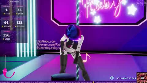 Snapshot of vexruby chatting on 10.26.25 Vex Ruby online show from 10.26.25