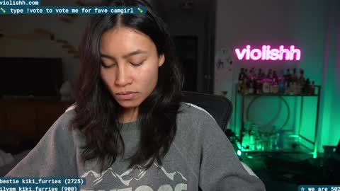 Snapshot of violishh chatting on 01.13.25 follow me on twitter violishh and ig violishh  online show from 01.13.25