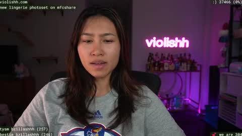 Snapshot of violishh chatting on 02.21.25 follow me on twitter violishh and ig violishh  online show from 02.21.25