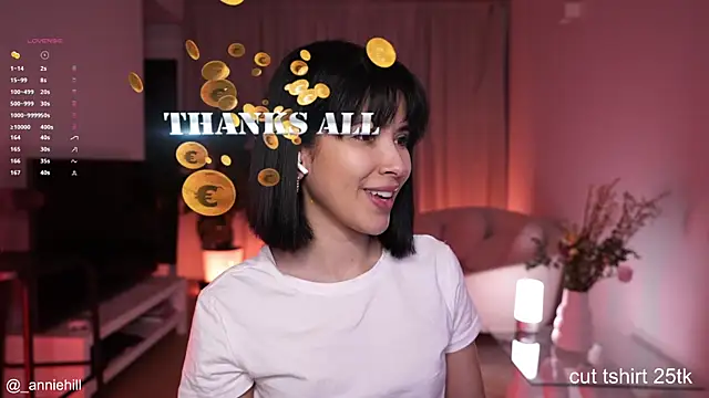 Snapshot of anniehillofficial chatting on 01.21.25 anniehillofficial online show from 01.21.25