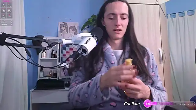 Snapshot of MemiKouki chatting on 12.22.24 MemiKouki online show from 12.22.24