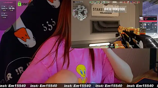 Snapshot of Emili1- chatting on 01.28.25 Emili1- online show from 01.28.25