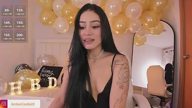 Snapshot of Amber-9 chatting on 01.20.25 Amber-9 online show from 01.20.25