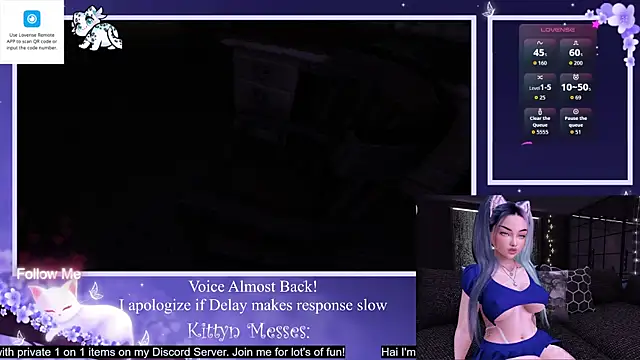 SassyKittyn online show from 10.22.25