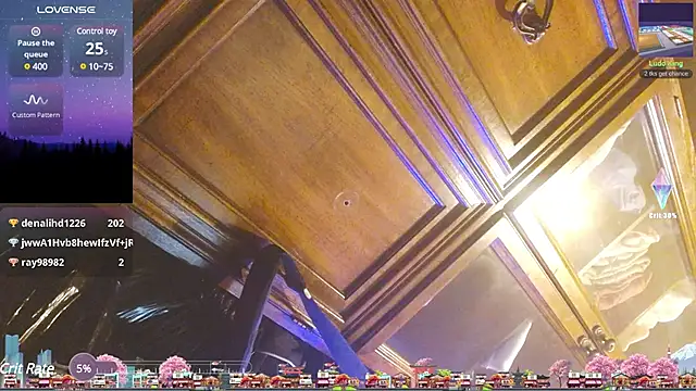 Snapshot of CandiAndGalaticCock chatting on 12.18.24 CandiAndGalaticCock online show from 12.18.24